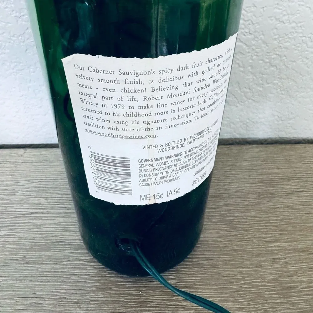 Wine Bottle Fairy Lights Lamp Woodbridge Robert Mondavi